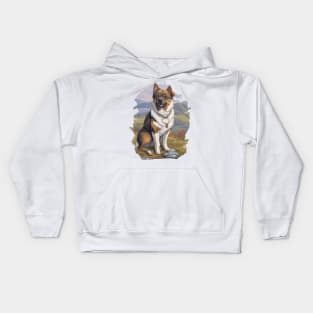 old dog of appalachia  . Kids Hoodie